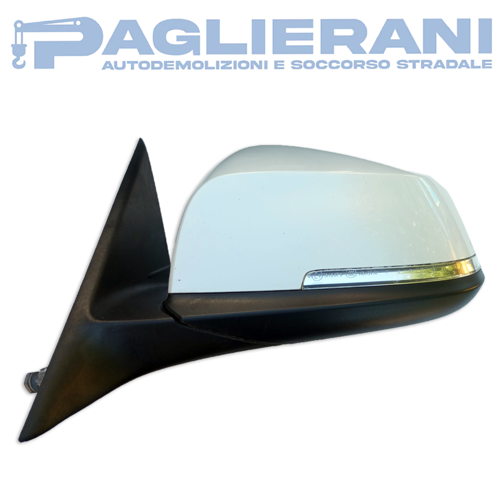 Specchietto Elettrico Retrovisore Sinistro SX Originale Ssangyong Tivoli 2015-2020 Bianco (021185)