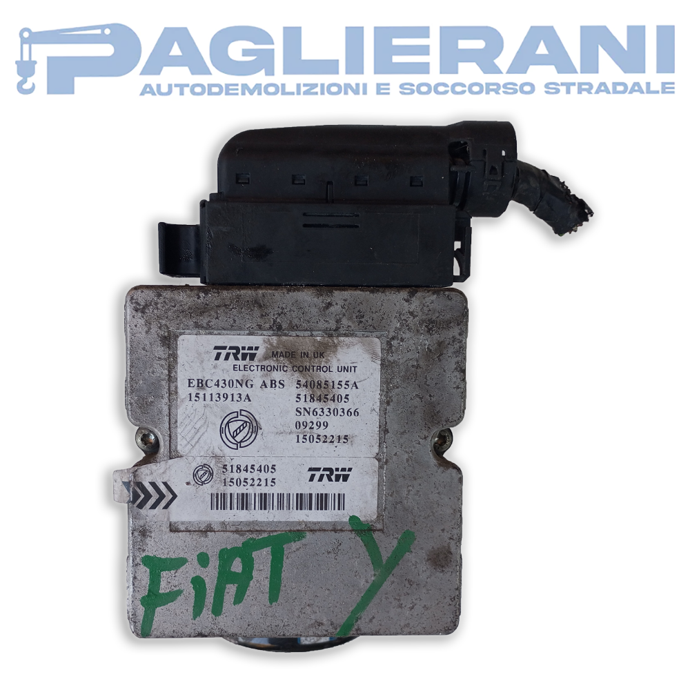 ABS Pump Control Unit TRW EBC43ONG Lancia Y (Ref. Code 15113913A)