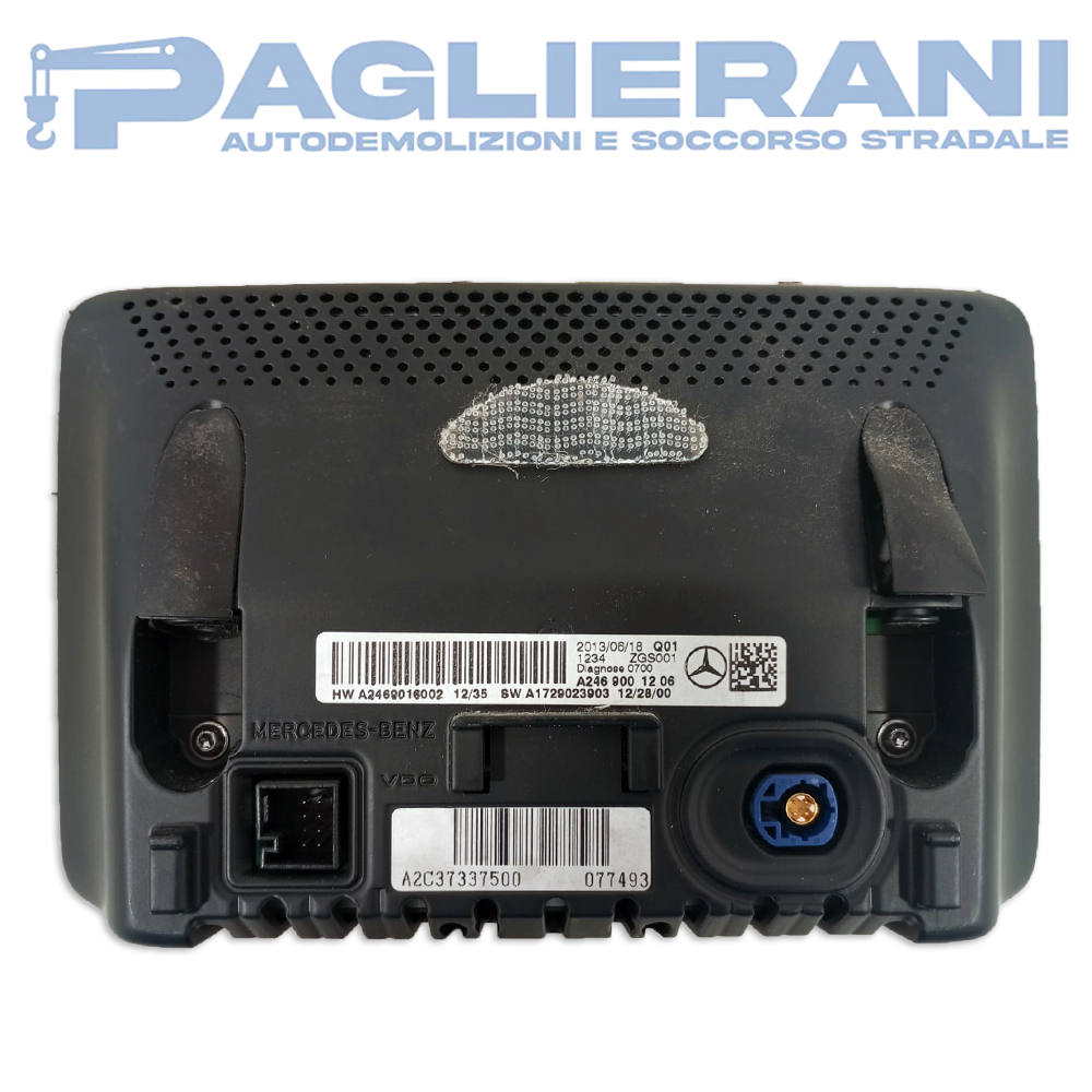 Mercedes-Benz A-Class W176 Multifunction Display 2012-2018 A1729023903 Q1 (A2469001206)
