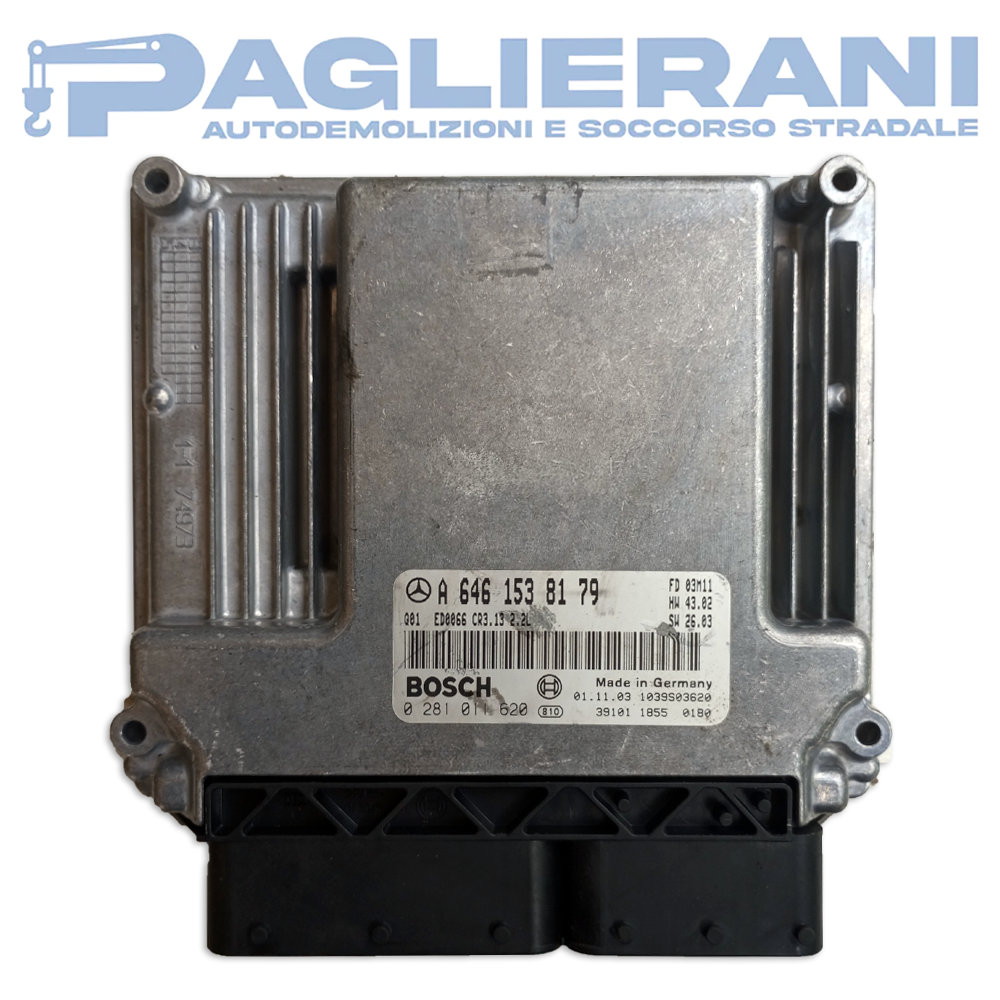 BOSCH ECU Engine Control Unit Mercedes-Benz Classe C 2014 A6461538179 (0281011620)
