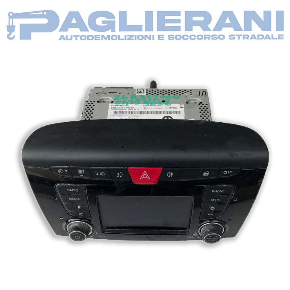 Continental FIAT 846VP2ECE car radio (Ref. Code A2C3858440100001410)