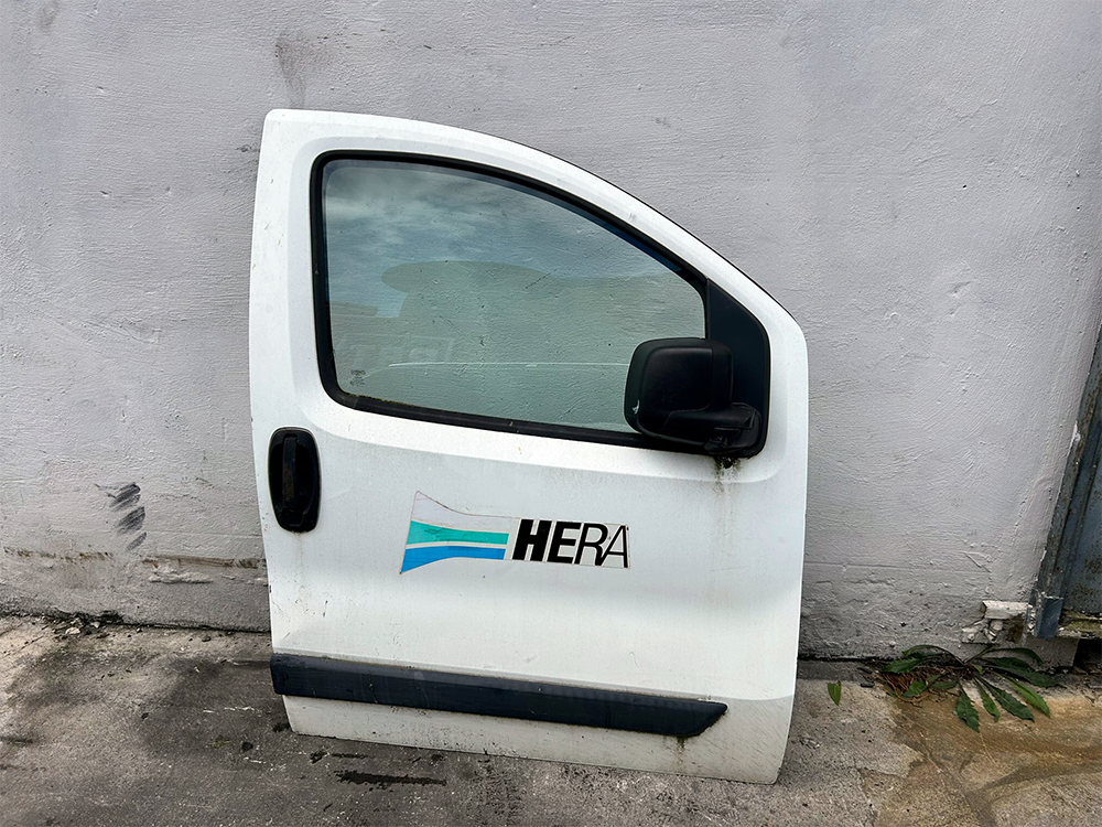 Original Complete Right Front Door Peugeot Bipper I 2008-2017 White
