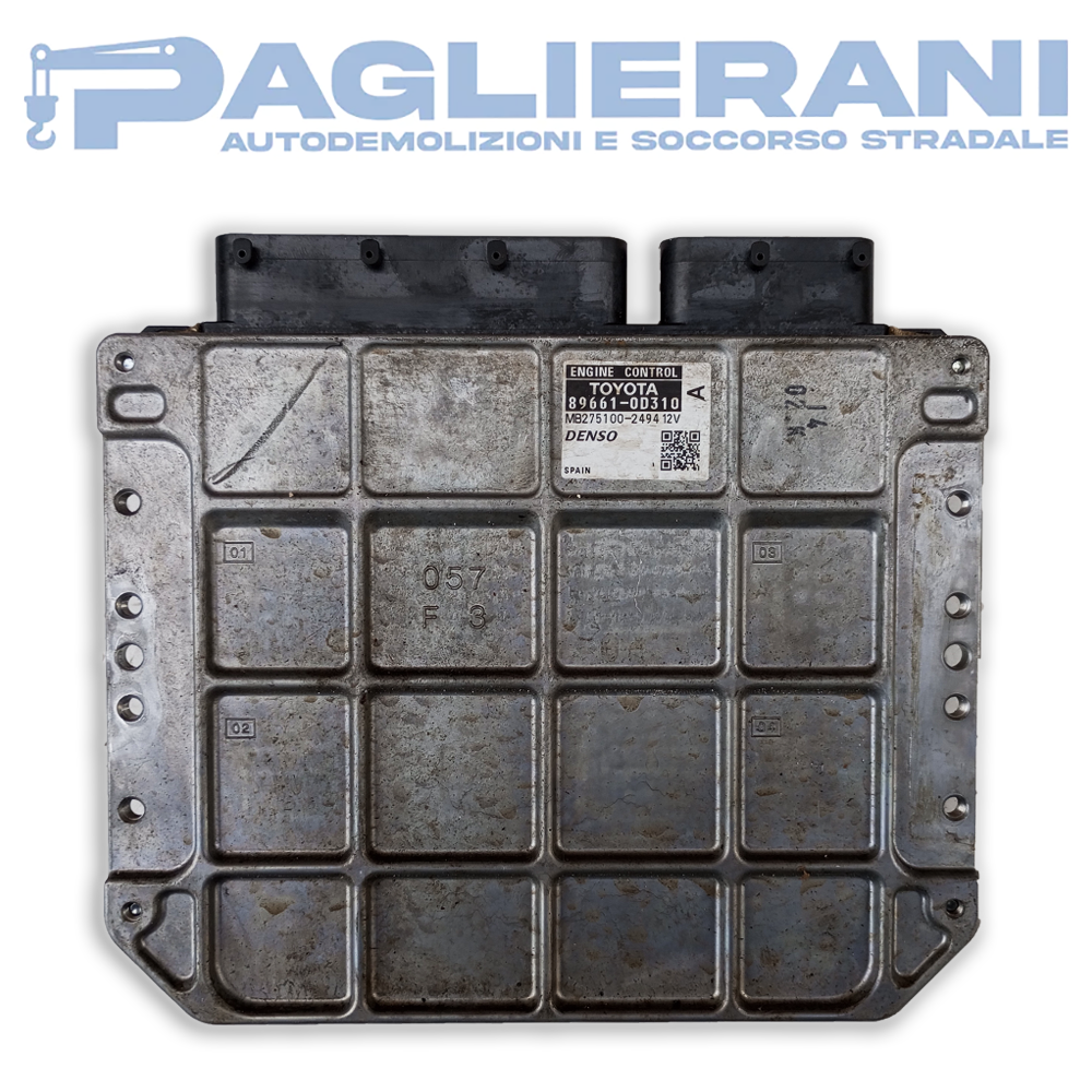 DENSO ECU Toyota Yaris Engine Control Unit (Ref. Code 275100-2494)