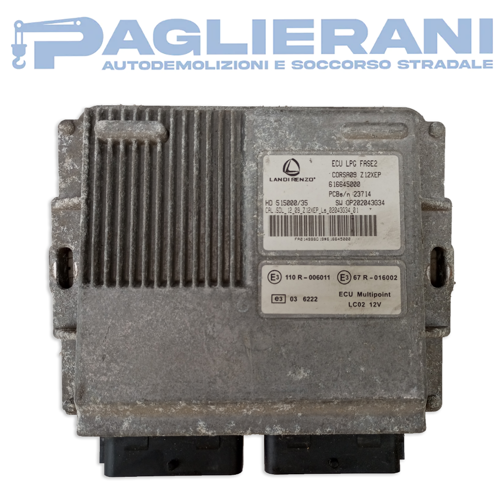 ECU LPG Control Unit Engine Landi Renzo Opel Corsa D 2006-2014 (616645000)