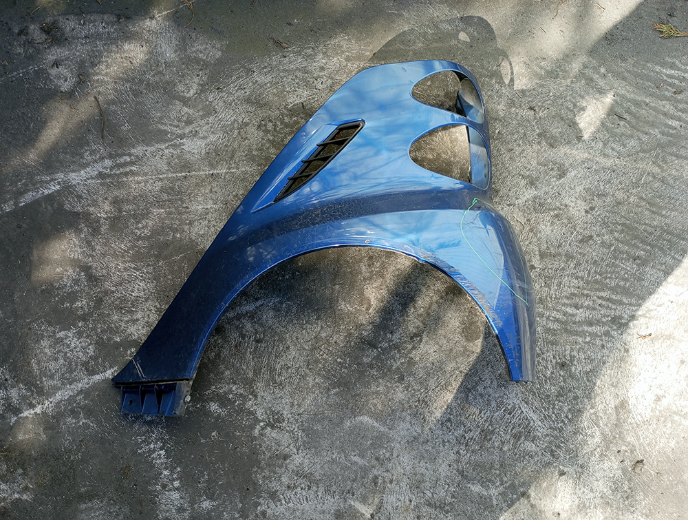 Original Left Rear Fender Smart ForTwo W451 2007-2014 Blue