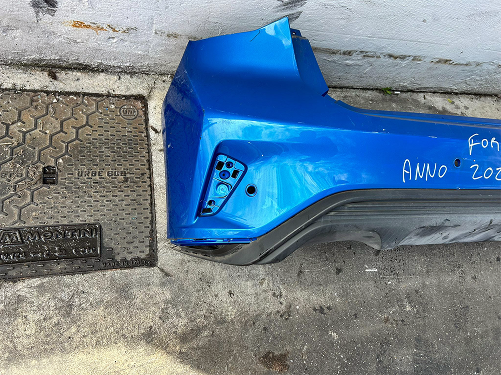 Original Rear Bumper White Ford Focus 2023 Blue