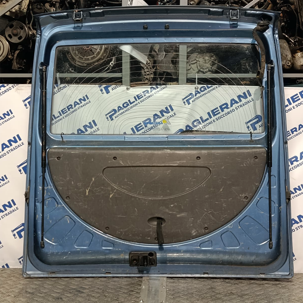 Complete Original Rear Door FIAT Doblo 2000-2005 Grey/Light Blue
