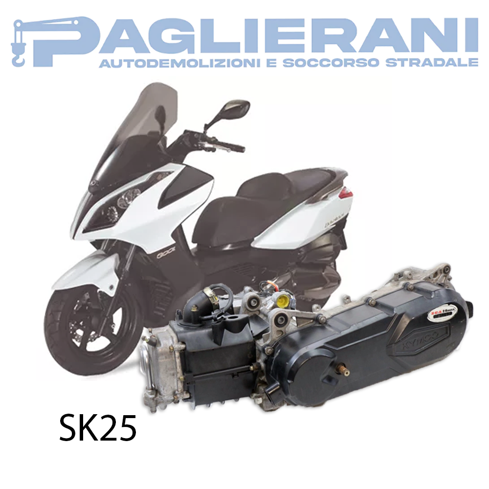 Motore SK25 Originale Scooter KIMKO Downtown 2009-2017 125i 35.000 KM