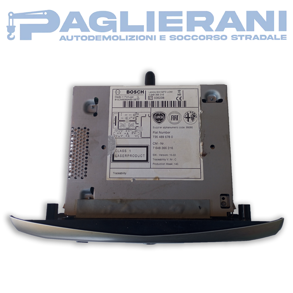 BOSCH Lancia Delta 2008>2015 car radio (Ref. Code 7354896780)