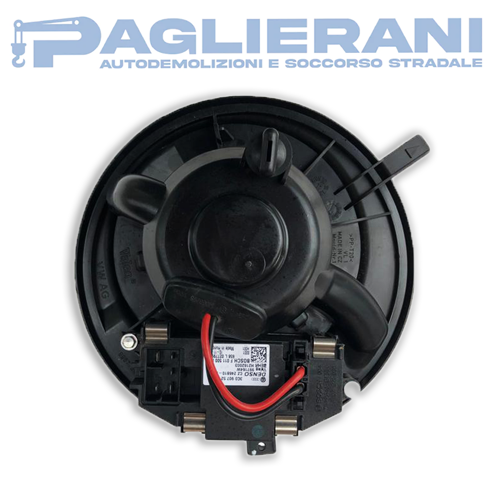 Cabin Heating Fan + Resistor Audi BOSCH F011500081 Valeo 997164W (Ref. Code 3C0907521F)
