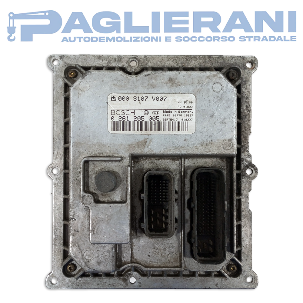 Centralina BOSCH ECU Motore 0003107V007 (Codice Rif. 0261205005)