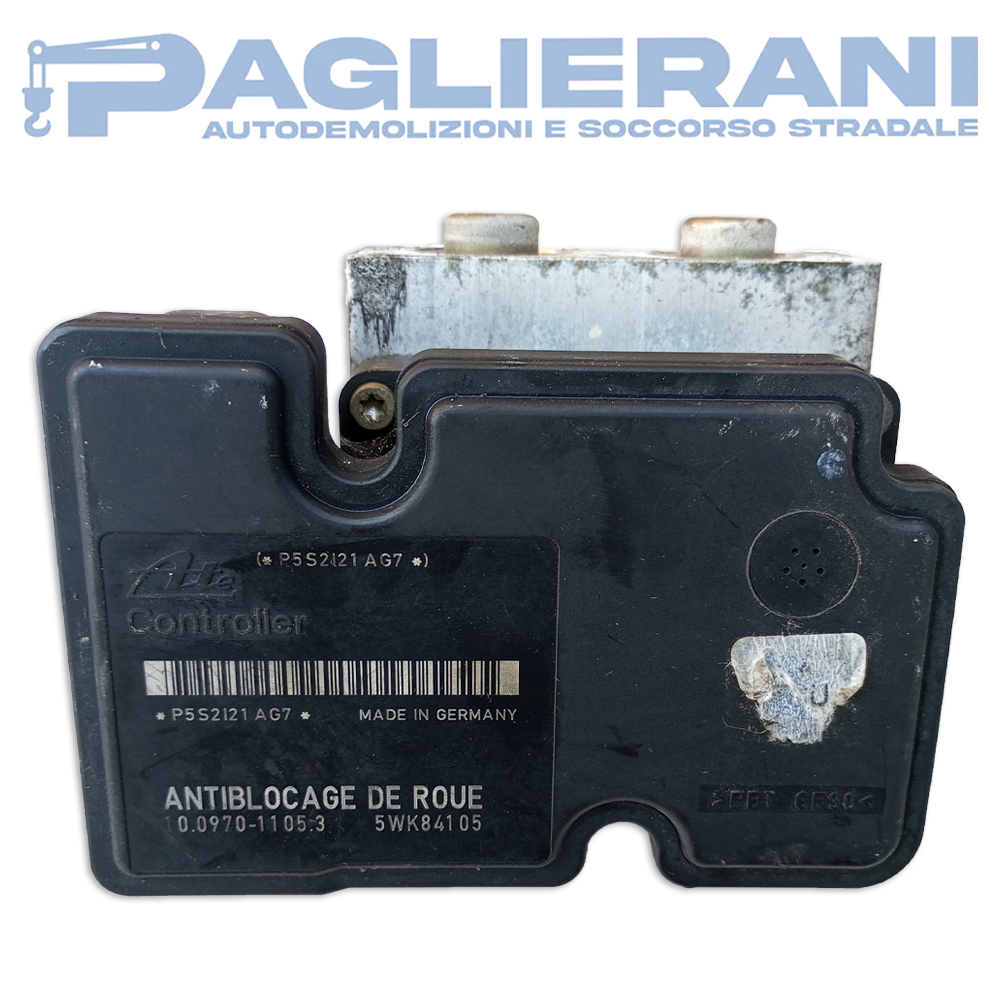 Centralina ATE Pompa ABS Peugeot 206 2003-2009 5WK84105 (0.0970-1105.3)