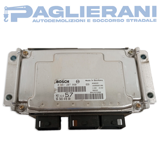 Centralina BOSCH ECU Motore 9650347880 ME7.4.4 57 (Codice Rif. 0261207860)