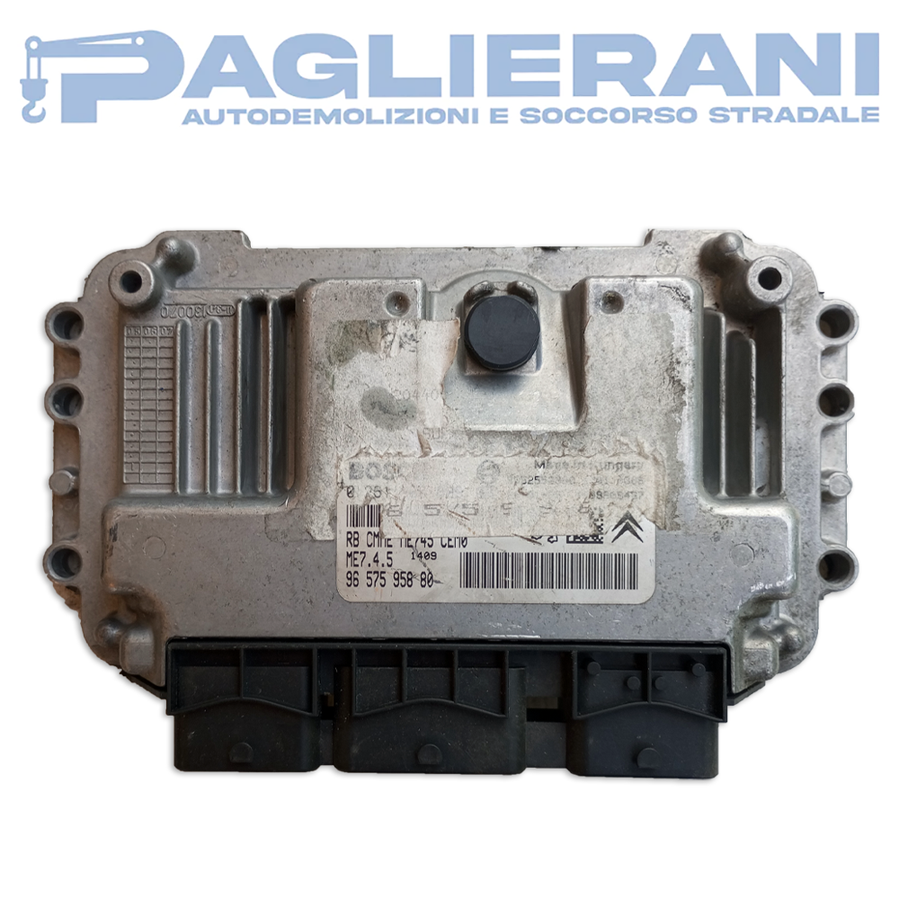 BOSCH ECU Engine Control Unit Citroën C4 2004-2010 ME 7.4.5 9657595880 (0261208899)