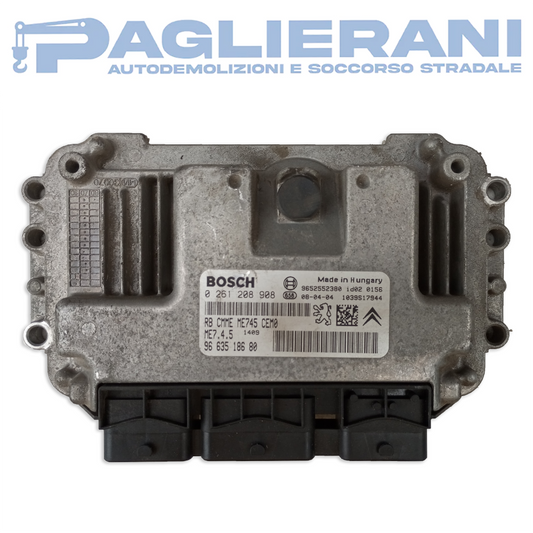 Centralina BOSCH ECU Motore CITROEN XSARA PICASSO 9663518680 (Codice Rif. 0261208908)