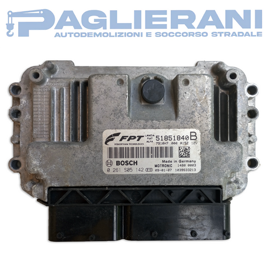 Centralina BOSCH ECU Motore Alfa Romeo MiTo 955 2008-2020 51851840 B (0261S05142)
