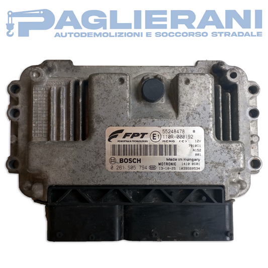 BOSCH ECU Engine Control Unit FIAT Doblò 2009-2014 55248478 110R-000192 (0261S05794)