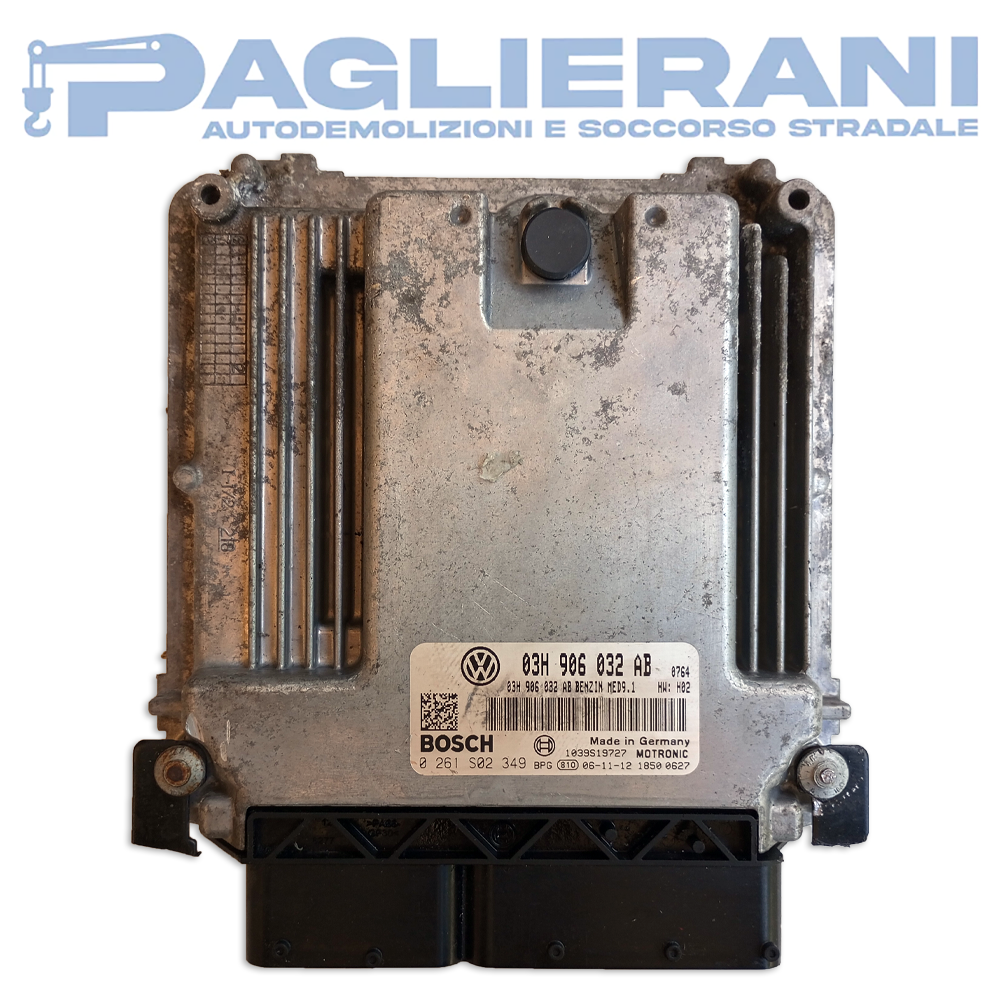 Engine Control Unit ECU BOSCH Volkswagen Passat B6 2005-2013 MED9.1 03H906032AB (0261S02349)