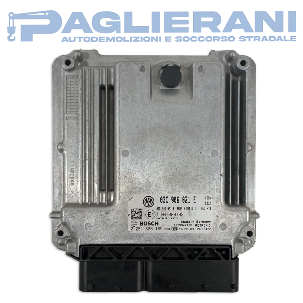 BOSCH ECU Engine Control Unit Volkswagen Touran II 2010-2015 MED17.1 03C906021E (0261S06185)