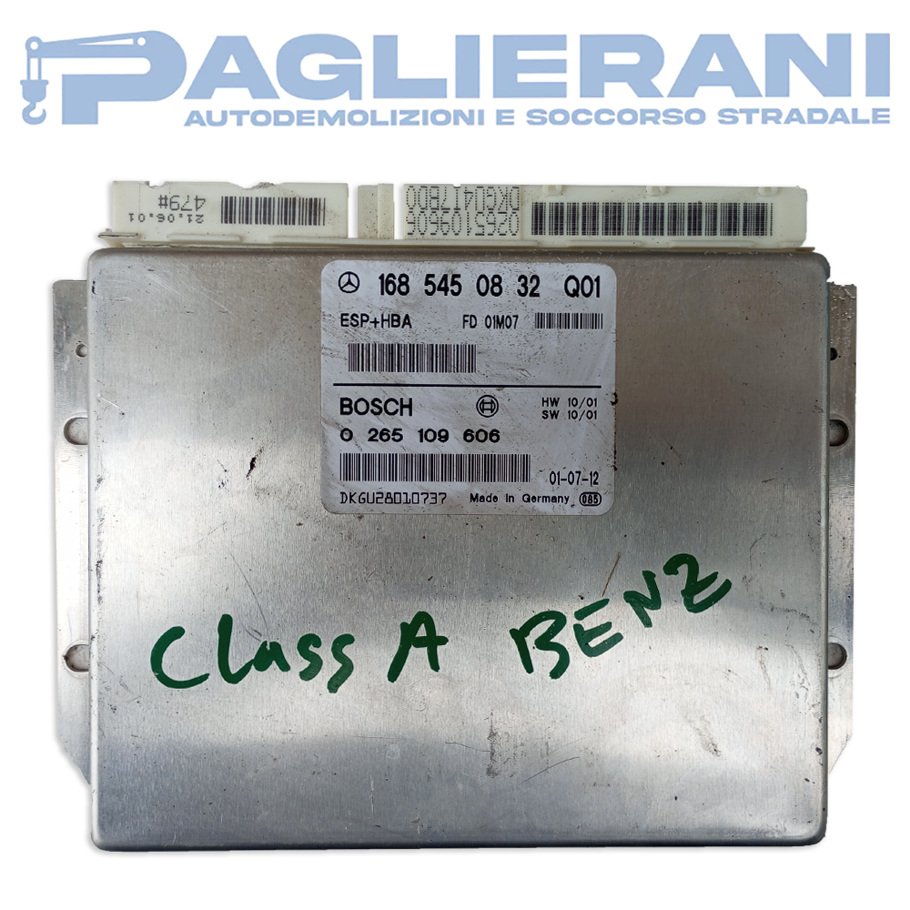 Centralina BOSCH ECU Motore Mercedes-Benz (Codice Rif. 0265109606)