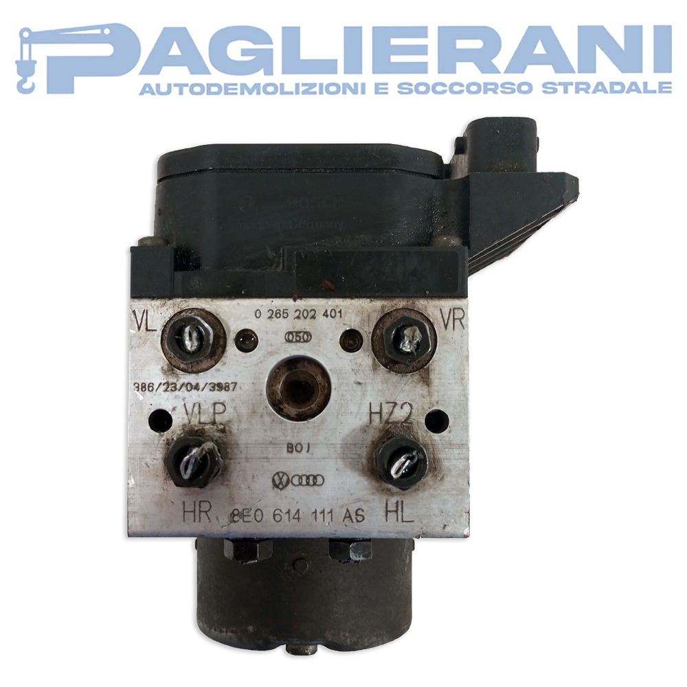 BOSCH Control Unit ABS Pump Audi A6 8E0614111AS (Ref. Code 0265202401)