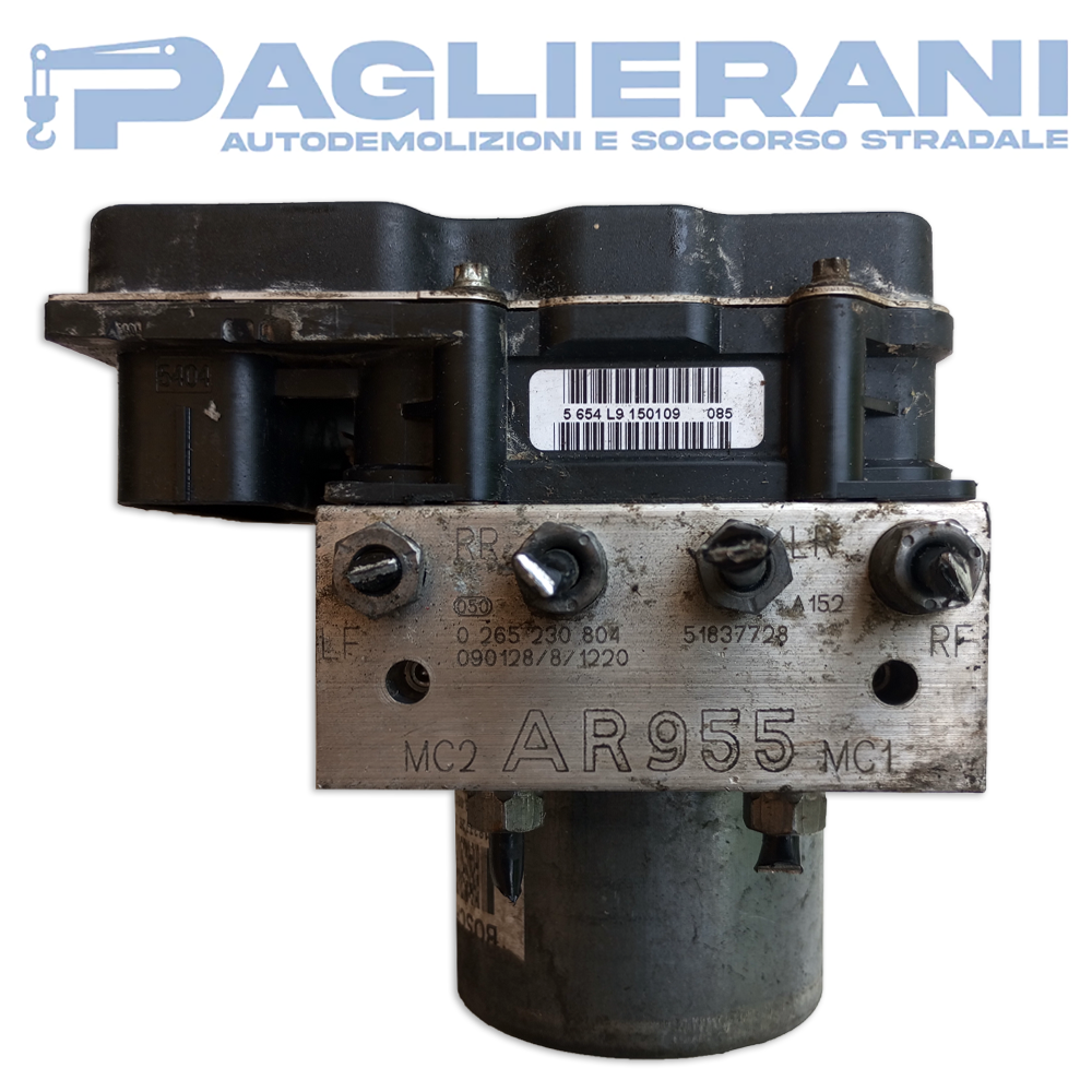 Centralina BOSCH Pompa ABS Alfa Romeo MiTo 955 2008-2020 51837728 (0265230804)