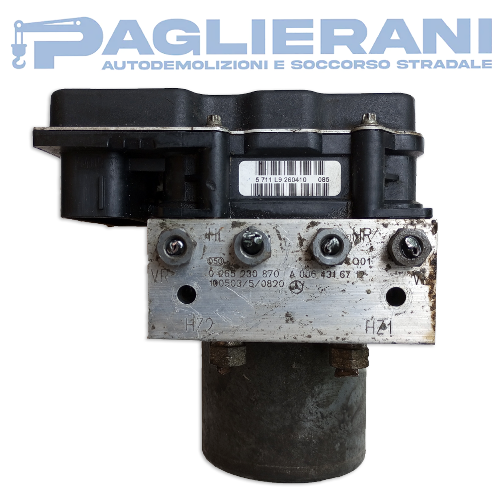 Centralina BOSCH Pompa ABS Mercedes-Benz A W169 2004-2011 A0064316712 (0265230870)