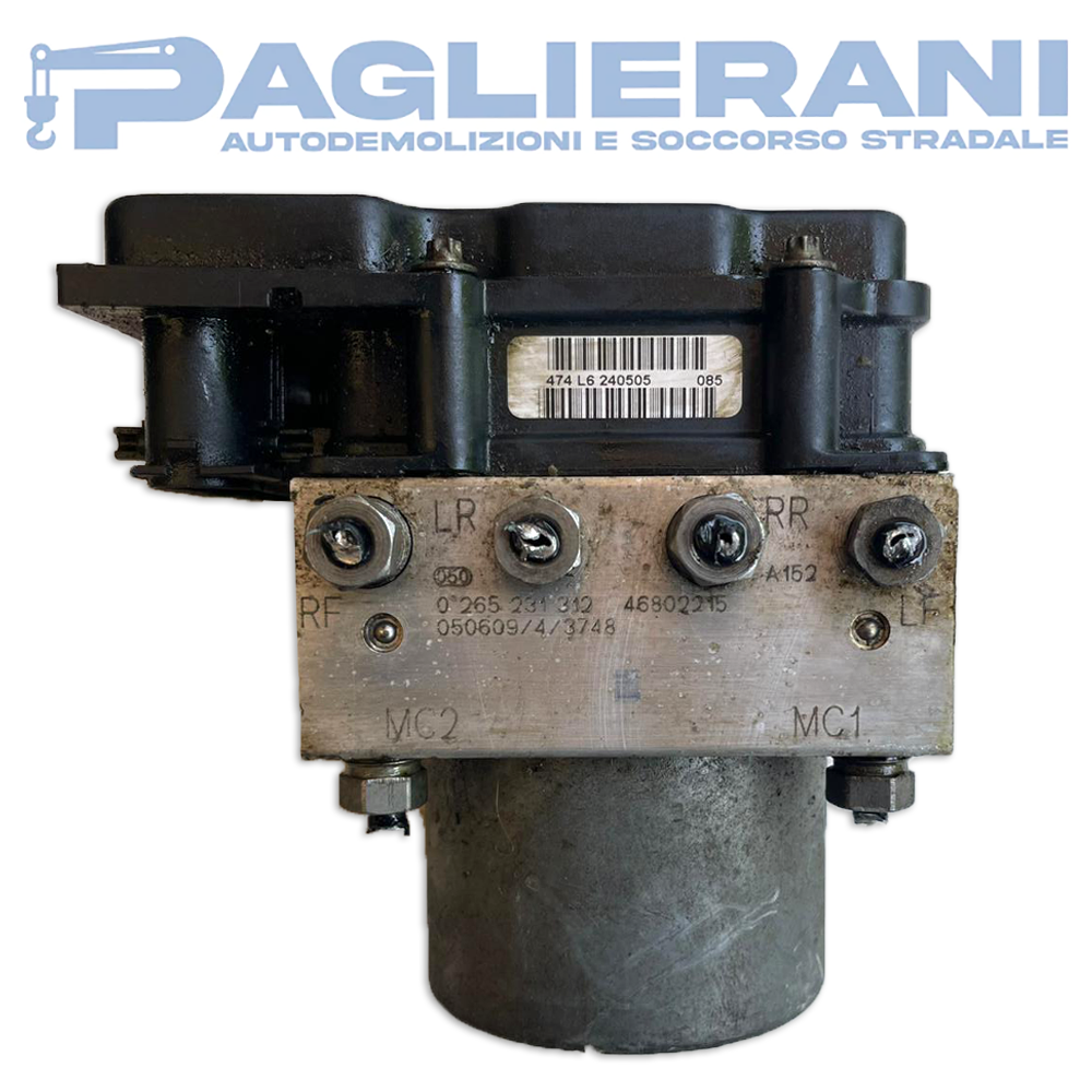 Centralina BOSCH Pompa ABS FIAT Panda 169 2003-2012 46802215 (0265231312)