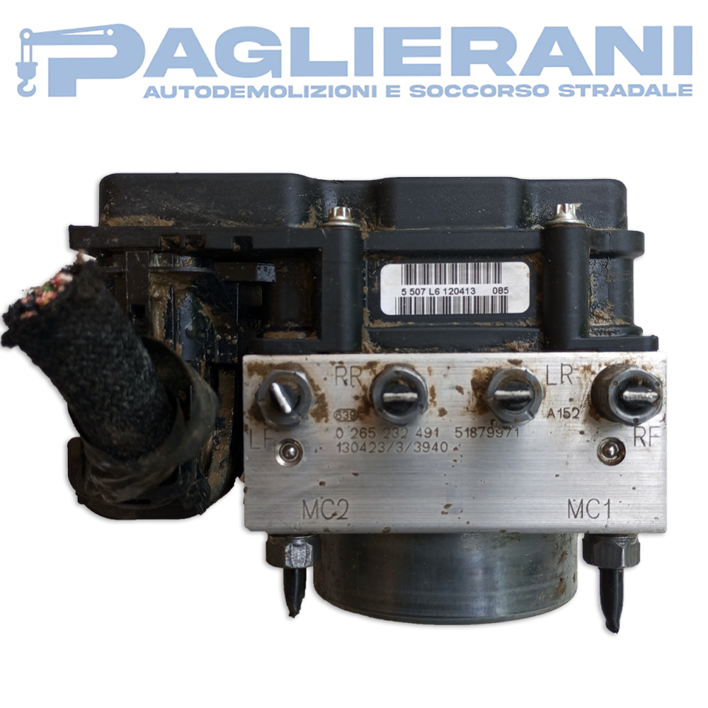 Centralina BOSCH Pompa ABS FIAT Qubo 2009-2016 51879971 (0265232941)