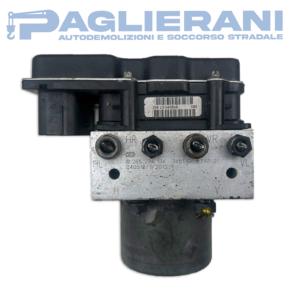 BOSCH Control Unit ABS Pump BMW Series 5 [E60] 2003-2010 3451 6758743-01 (0265234134)