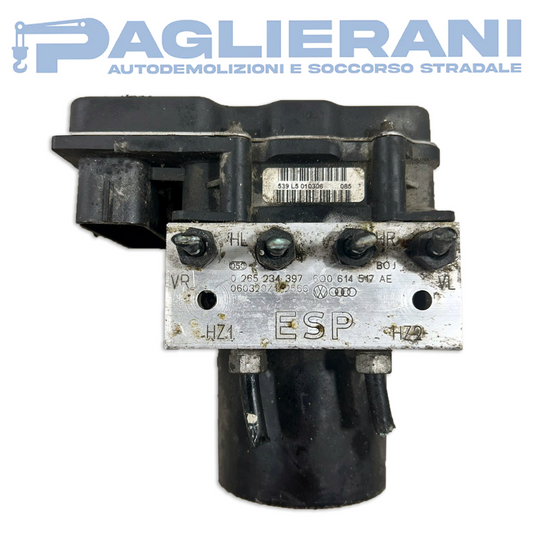 BOSCH ABS Pump Control Unit Volkswagen Polo 9N 2001-2009 600614517AE (0265234397)