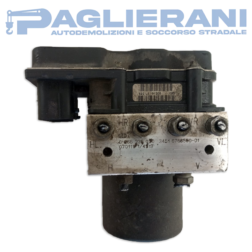 Centralina BOSCH Pompa ABS BMW Serie 5 [E60] 2003-2010 3451 6768550-01 (0265236020)