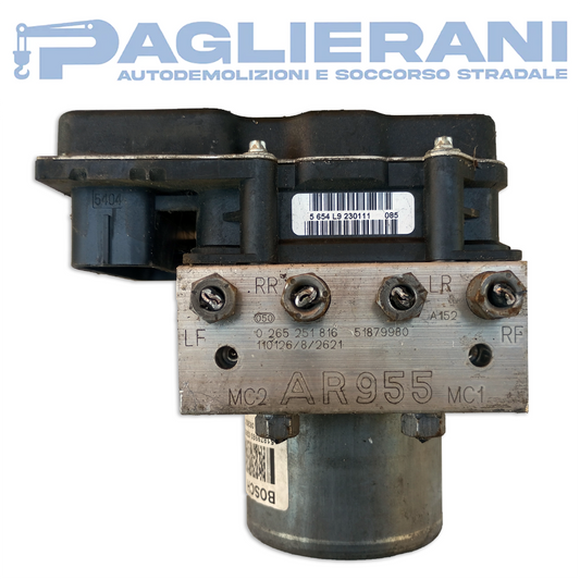 BOSCH Control Unit ABS Pump Alfa Romeo MiTo 2008-2016 51879980 (0265251816)