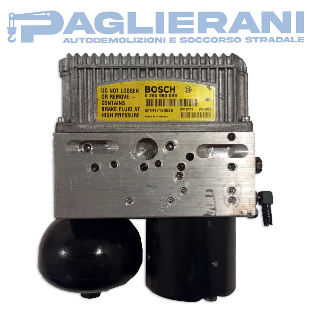 Centralina Pompa ABS BOSCH Mercedes-Benz E W211 2002-2009 (0265960059)