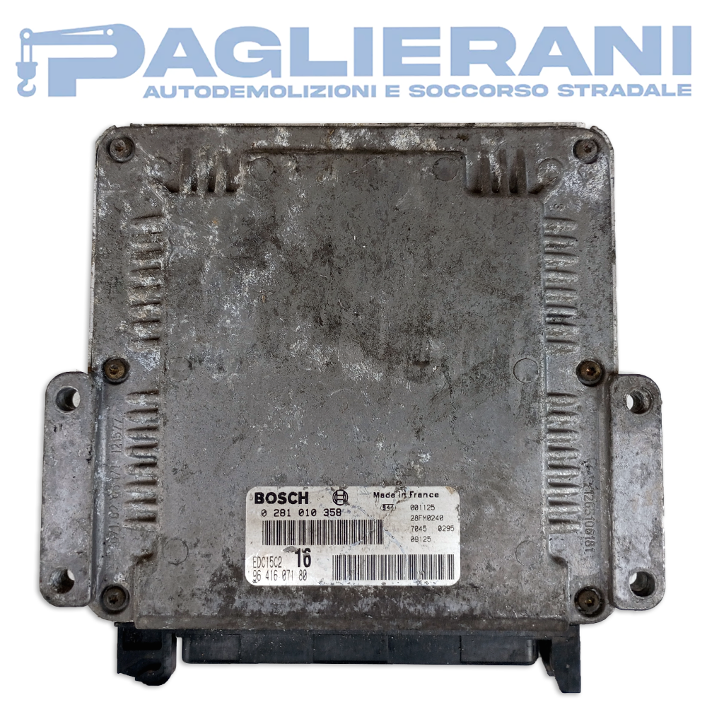 BOSCH ECU Engine Control Unit Citroen Xsara Picasso [N68] 1999-2001 EDC15C2 9641607180 (0281010358)