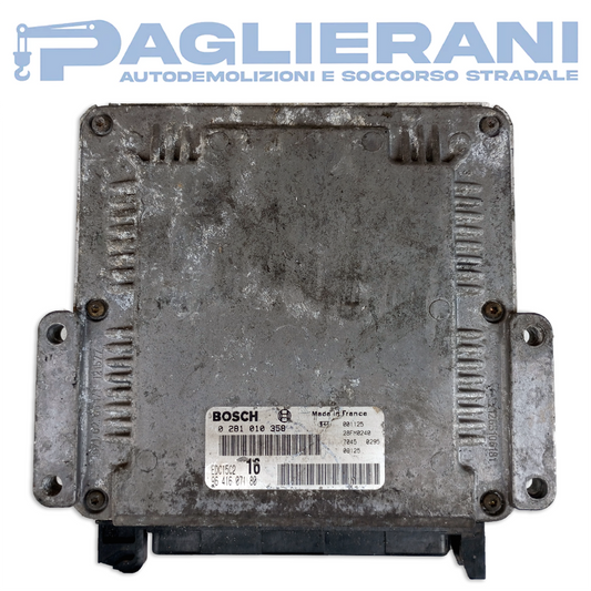 Centralina BOSCH ECU Motore Citroen Xsara Picasso [N68] 1999-2001 EDC15C2 9641607180 (0281010358)