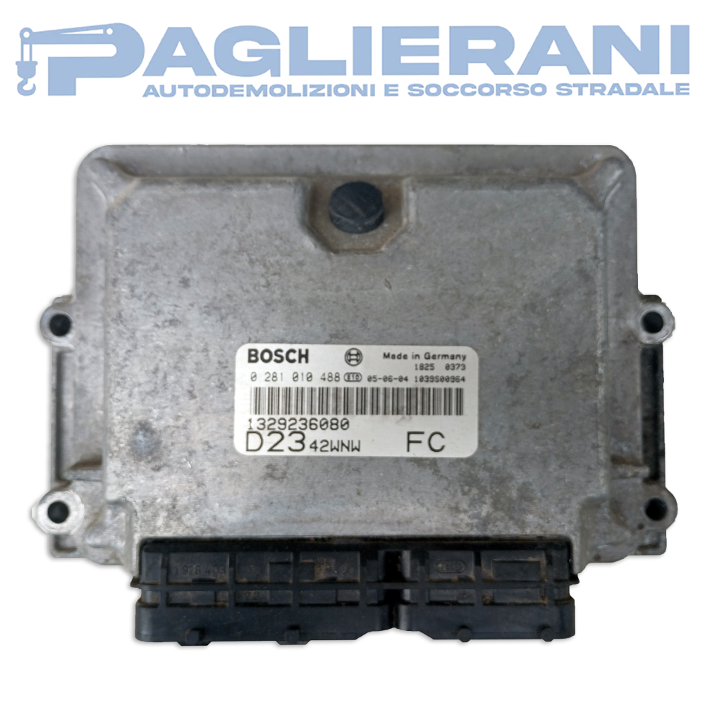 BOSCH ECU Engine Control Unit FIAT Ducato 2002-2006 244 D2342 WNW FC (0281010488)