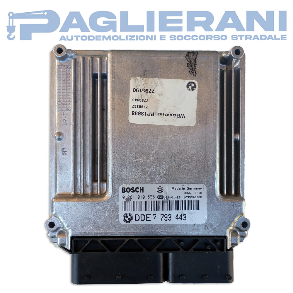 BOSCH ECU Engine Control Unit BMW Series III E46 1998-2005 DDE 7793443 (0281010565)