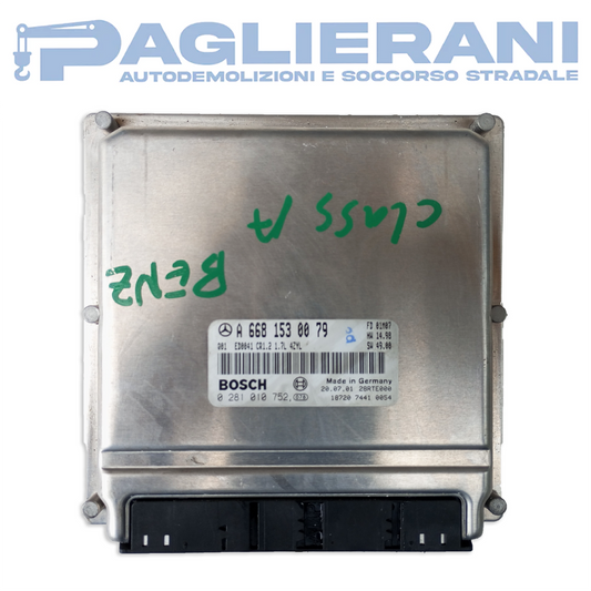 BOSCH ECU Control Unit Engine Mercedes-Benz A6681530079 (0281010752)