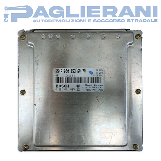 BOSCH ECU Engine Control Unit Mercedes-Benz C220 2000-2007 A0001536979 (0281011005)