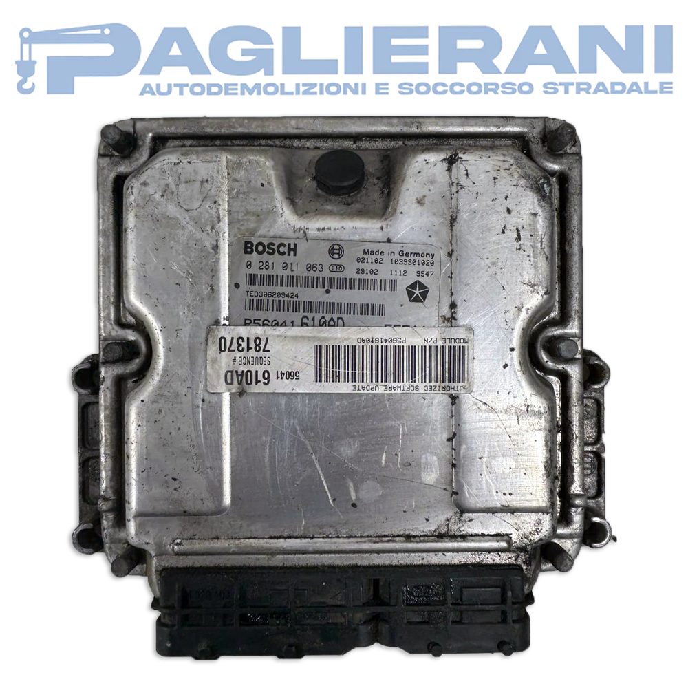 BOSCH ECU Engine Control Unit JEEP Cherokee 2002-2008 P56041 610AD (0281011063)