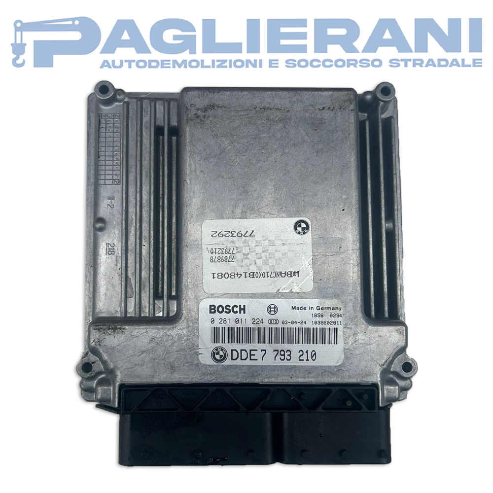 Centralina Motore ECU BOSCH BMW 530 [E60] 2003-2010 DDE 7 793210 (0281011224)