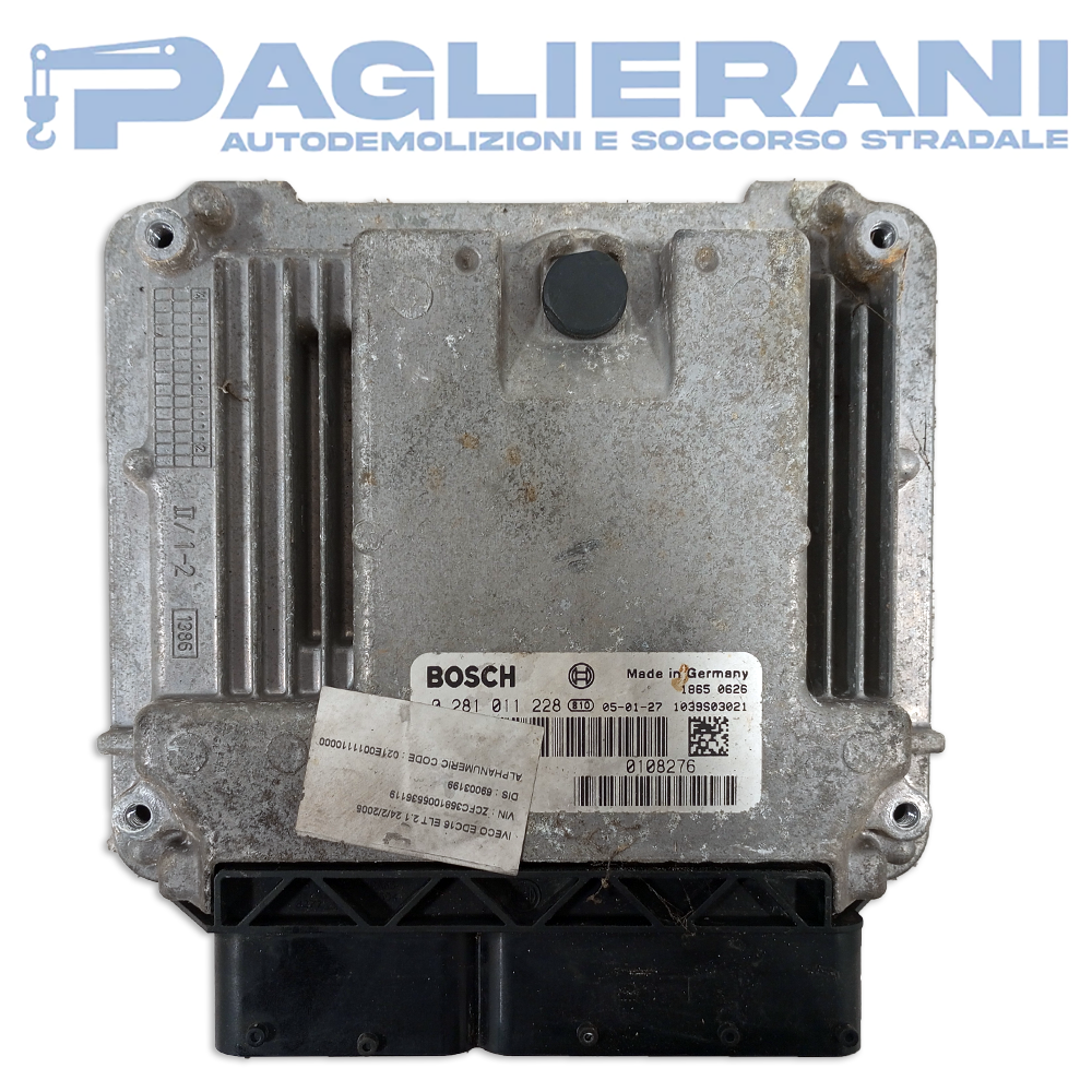 Centralina BOSCH ECU Motore Iveco Dayli (Codice Rif. 0281011228)