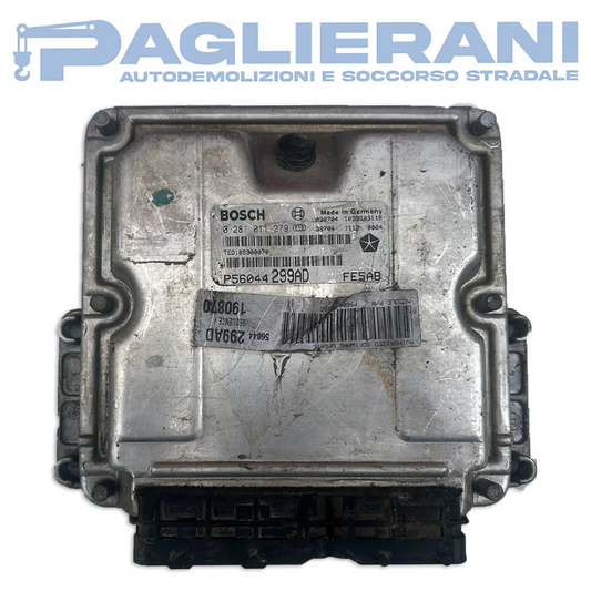 Centralina Motore ECU BOSCH JEEP Cherokee [KJ] 2002-2007 P56044299AD FE5AB (0281011279)