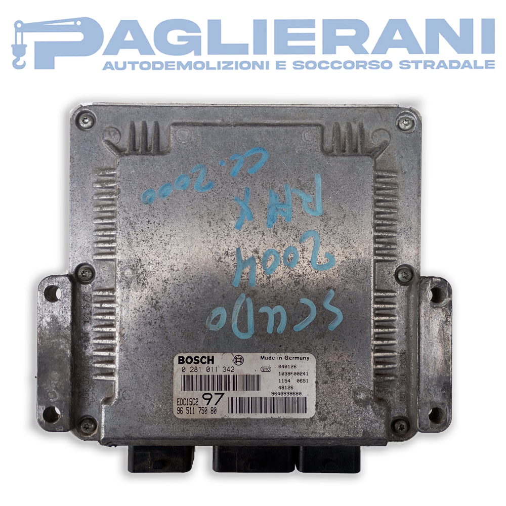 Centralina ECU Motore BOSCH FIAT Scudo 2004 (0281011342)