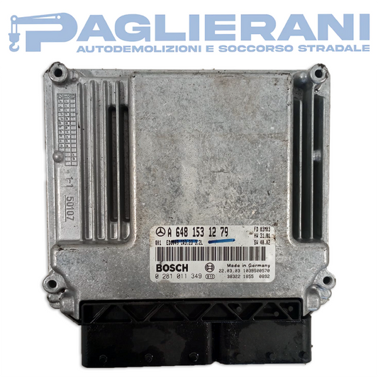 Centralina BOSCH ECU Motore Mercedes-Benz E W211 2002-2009 A6481531279 (0281011349)