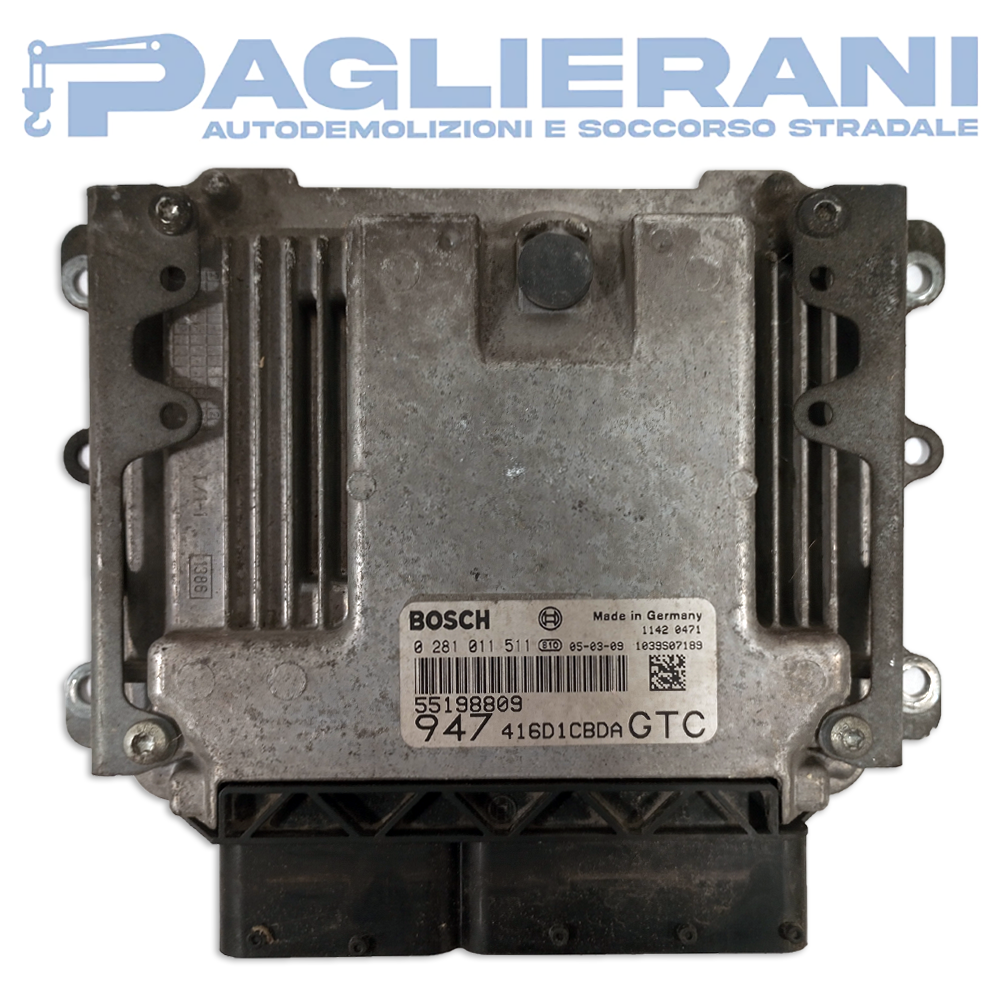 BOSCH ECU Engine Control Unit Alfa Romeo GT 2003-2010 55198809 947416D1CBDA GTC (0281011511)