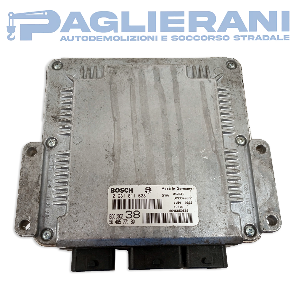 Centralina ECU Motore BOSCH EDC15C2 38 9648577180 (0281011608)