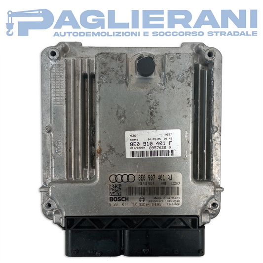 Centralina Motore ECU BOSCH Audi A4 [8E] 2000-2008 8E0910401AJ (0281011760)