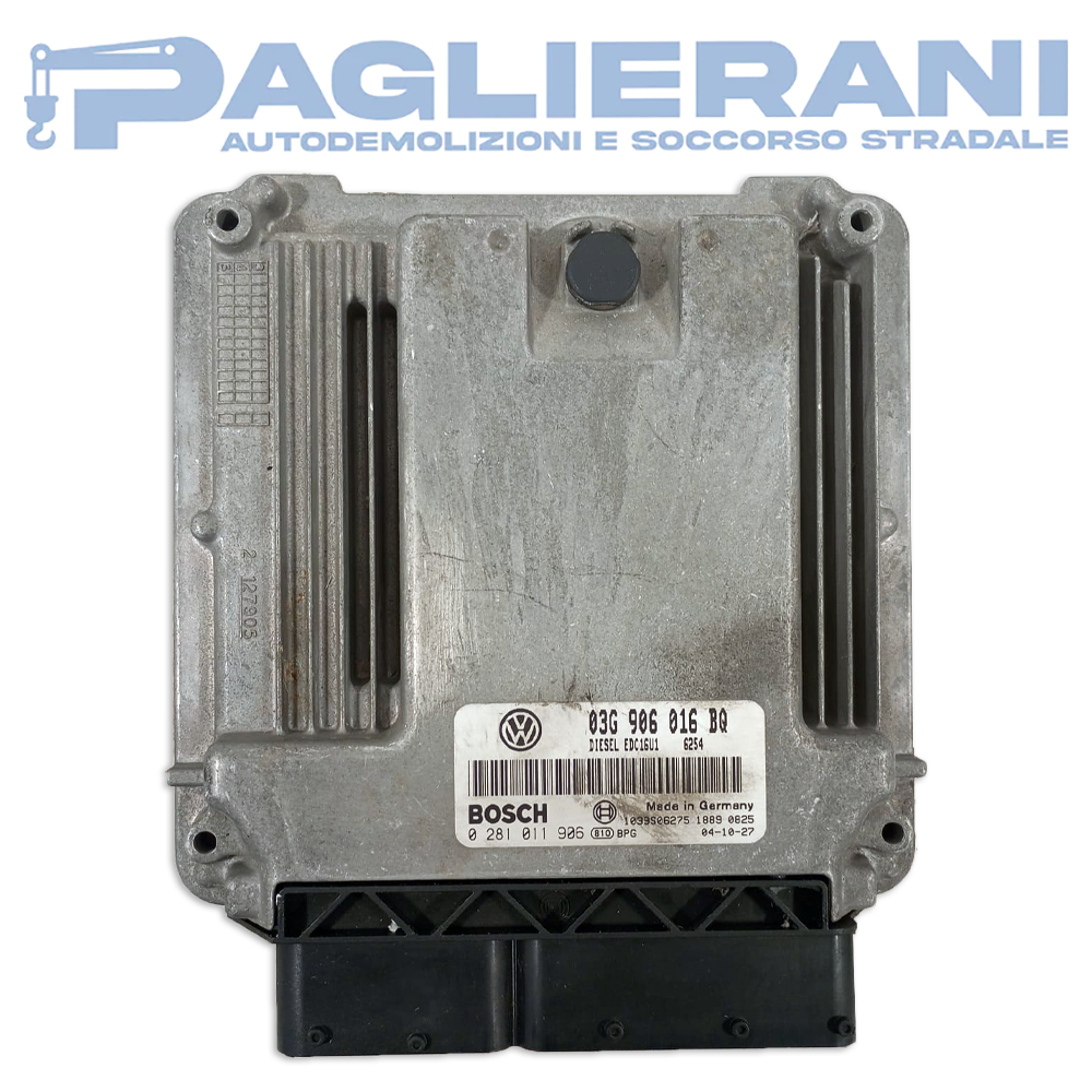 Centralina Motore ECU BOSCH Volkswagen Touran 2006 EDC16U1 03G906016BQ (0281011906)